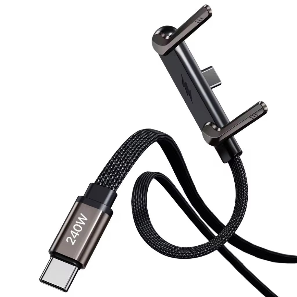BUNOX 240W BattleCharge Cable – No Lag. No Bend. No Limits.