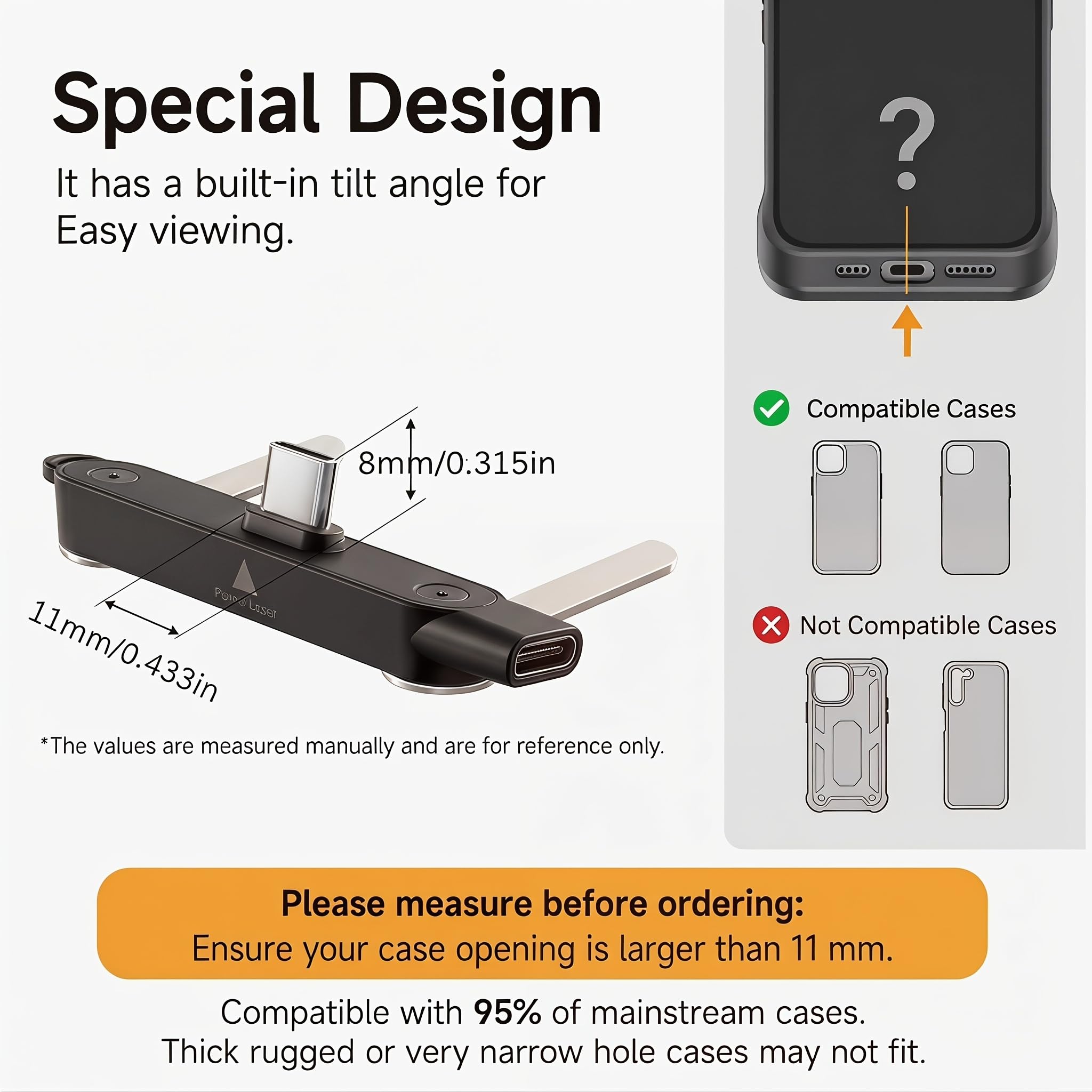 2in1 Detachable cable with stand